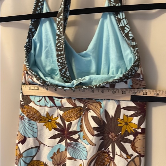 Patagonia Gold and Brown Halter Backless Sundress - Picture 4 of 5